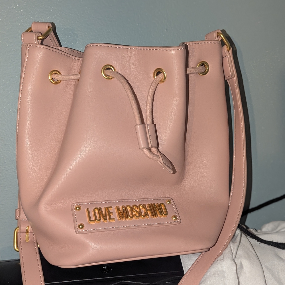 Love Moschino Pink Bucket Bag